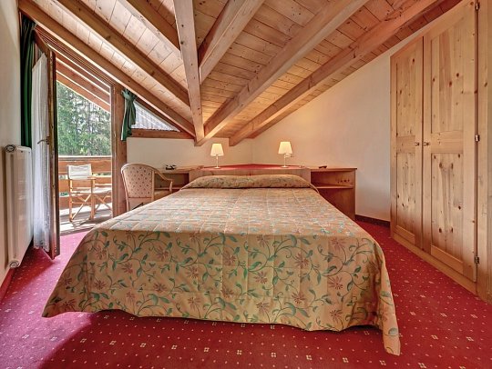 Sporthotel Rosatti - Wohnbeispiel Doppelzimmer Standard (Zimmercodierung DG1)