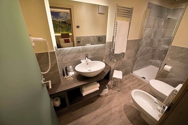 Sporthotel Rosatti - Wohnbeispiel Doppelzimmer Superior (Zimmercodierung DS1)