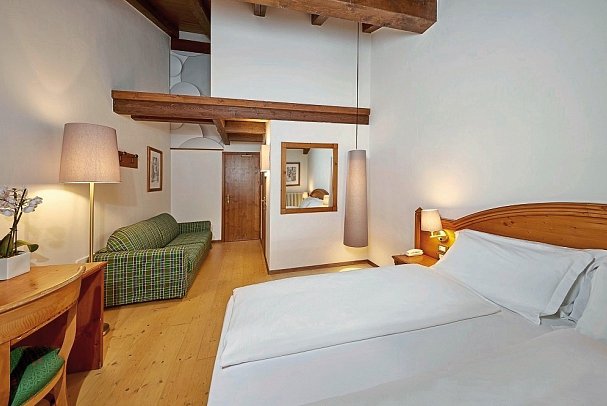 Grand Hotel Misurina - Wohnbeispiel Vierbettzimmer Superior (Zimmercodierung RS4)