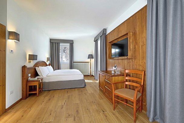 Grand Hotel Misurina - Wohnbeispiel Doppelzimmer Superior (Zimmercodierungen DS1 & DS2)