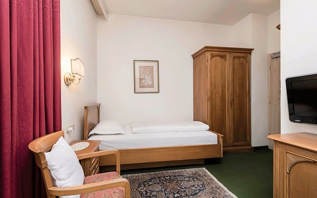 GrünerBaum Hotels - Wohnbeispiel Einzelzimmer Economy Res. Gasser (Zimmercodierung EE1)