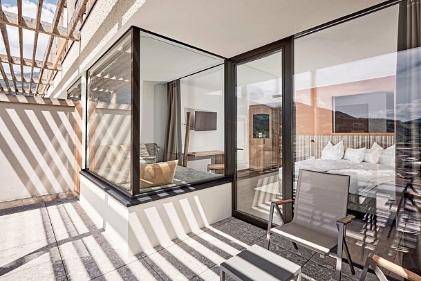 Haller Suites & AO Restaurant - Wohnbeispiel Terrassen-Suite (Zimmercodierung WB1)