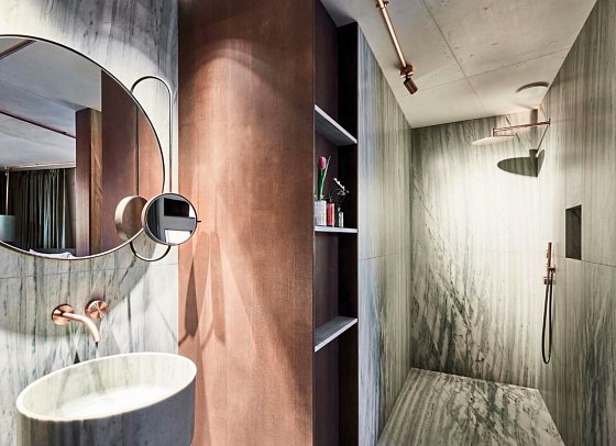 Boutique Hotel Badhaus - Wohnbeispiel Doppelzimmer (Zimmercodierungen DG1, DS1, DD1 & DD2)