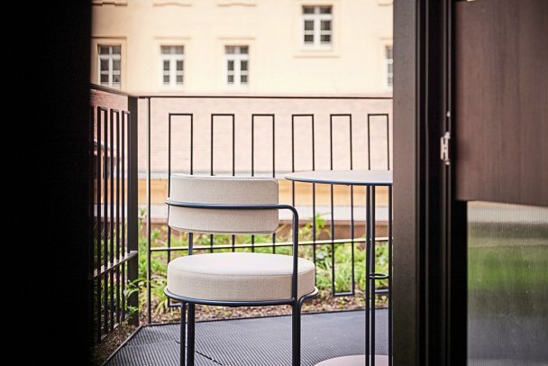 Boutique Hotel Badhaus - Wohnbeispiel Doppelzimmer Deluxe (Zimmercodierung DD1)