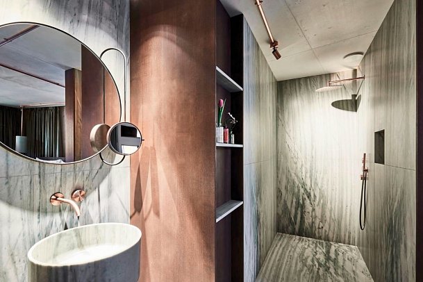 Boutique Hotel Badhaus - Wohnbeispiel Doppelzimmer (Zimmercodierungen DG1, DS1, DD1 & DD2)