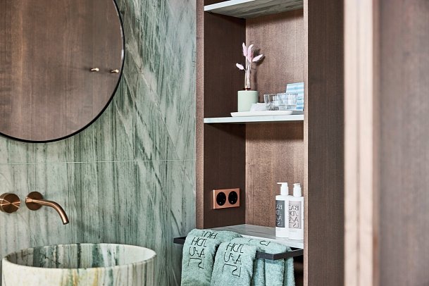 Boutique Hotel Badhaus - Wohnbeispiel Doppelzimmer (Zimmercodierungen DG1, DS1, DD1 & DD2)