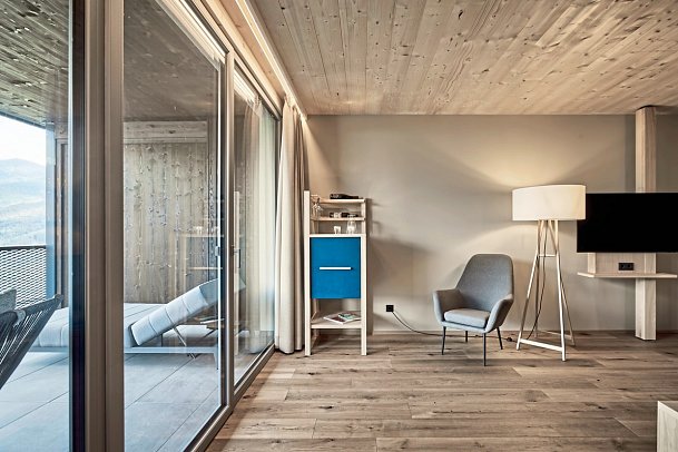 Vinumhotel Feldthurnerhof - Wohnbeispiel Vinum Loge (Zimmercodierung WB1)