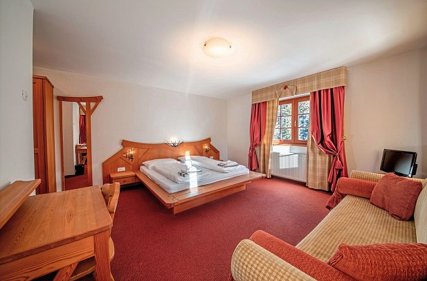 Weiberhimmel-Alpinlounge - Wohnbeispiel Doppelzimmer (Zimmercodierung DB1)