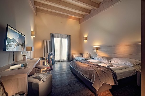 Brenta Dolomites (ex Le Blanc Hotel & Spa) - Wohnbeispiel Dreibettzimmer (Zimmercodierung DB3)