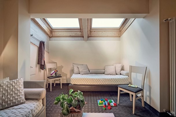 Brenta Dolomites (ex Le Blanc Hotel & Spa) - Wohnbeispiel Fünfbettzimmer (Zimmercodierung DB5)