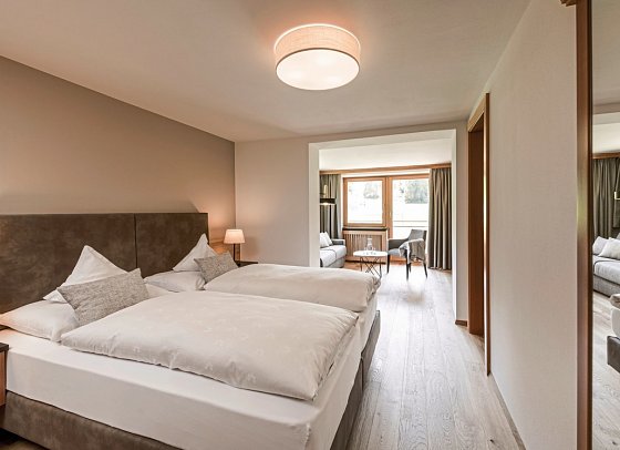Hotel Steger-Dellai - Wohnbeispiel Doppelzimmer Mountain Classic/Comfort (Zimmercodierungen DB1 & DB2)