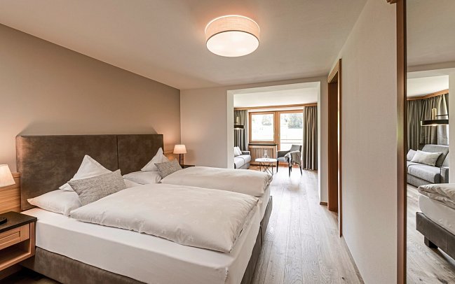 Hotel Steger-Dellai - Wohnbeispiel Doppelzimmer Mountain Classic/Comfort (Zimmercodierungen DB1 & DB2)