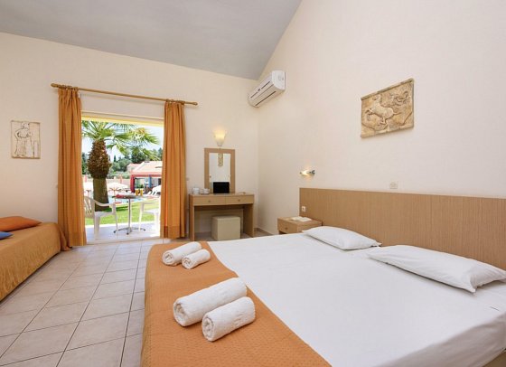 Olympion Village Hotel - Wohnbeispiel Maisonette Gartenblick (Zimmercodierung MBG)