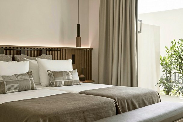 The Olivar Suites - Wohnbeispiel Suite Corfiot Gartenblick Privatpool (Zimmercodierungen WFG & WBR)