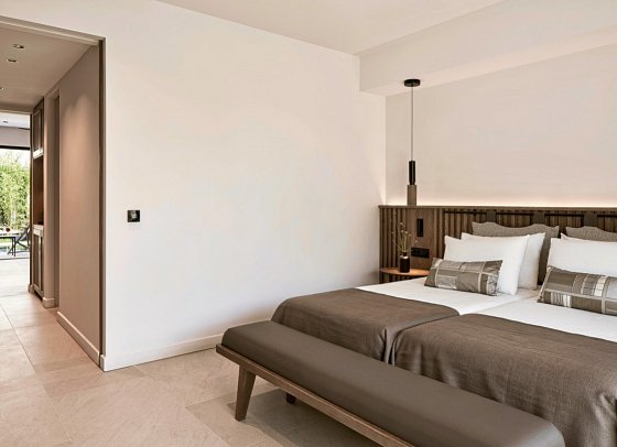 The Olivar Suites - Wohnbeispiel Suite Corfiot Gartenblick Privatpool (Zimmercodierungen WFG & WBR)