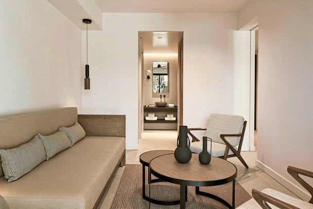 The Olivar Suites - Wohnbeispiel Suite Premium Gartenblick Privatpool (Zimmercodierungen WMG & W1R)