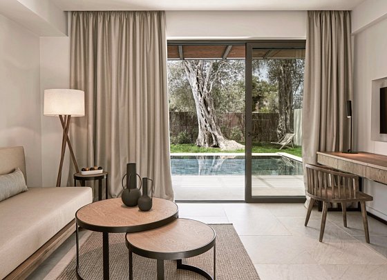 The Olivar Suites - Wohnbeispiel Suite Executive Gartenblick Privatpool (Zimmercodierungen WTG & WTR)