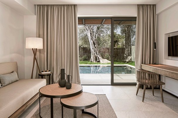 The Olivar Suites - Wohnbeispiel Suite Executive Gartenblick Privatpool (Zimmercodierungen WTG & WTR)