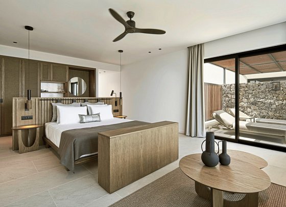 The Olivar Suites - Wohnbeispiel Suite Riviera Meerblick (Zimmercodierung W5M)