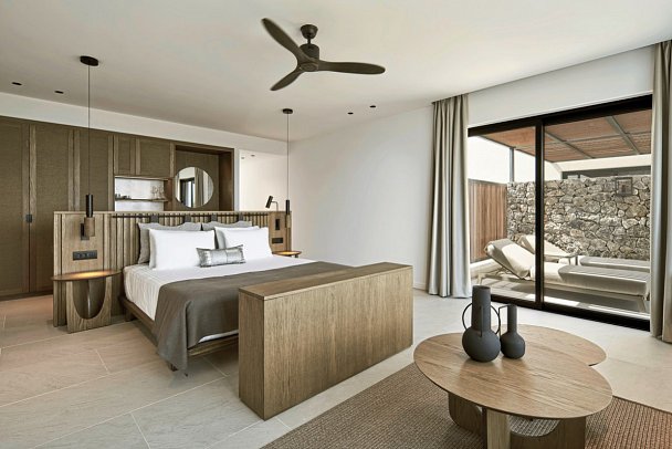 The Olivar Suites - Wohnbeispiel Suite Riviera Meerblick (Zimmercodierung W5M)