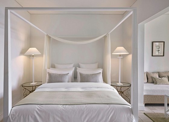 Grecotel Eva Palace - Wohnbeispiel Junior Suite Meerblick (Zimmercodierung JBM)