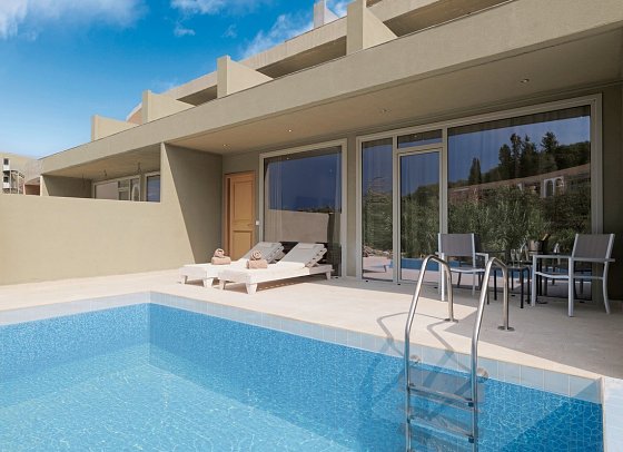 Mythos Panorama - Wohnbeispiel Juniorsuite Privatpool (Zimmercodierung J1R)