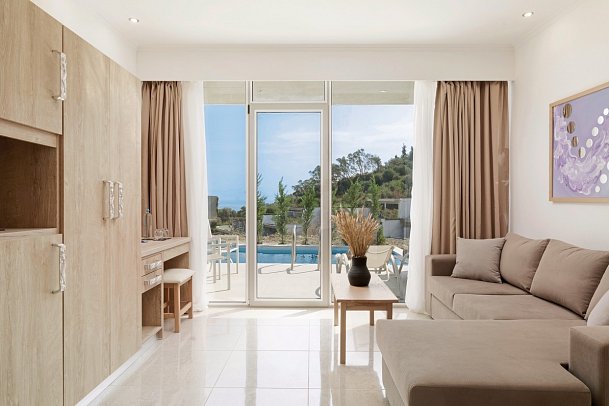 Mythos Panorama - Wohnbeispiel Doppelzimmer Meerblick (Zimmercodierung D1M)