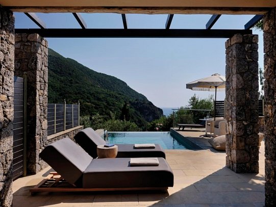 Atlantica Grand Mediterraneo - Wohnbeispiel Doppelzimmer Deluxe Privatpool (Zimmercodierung DDR)