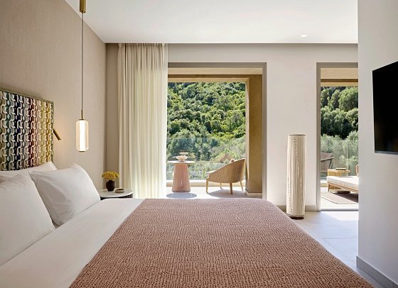 Avali, Mar-Bella Collection - Wohnbeispiel Rooftop Deluxe Double Room Mountain View (Zimmercodierung DDB)