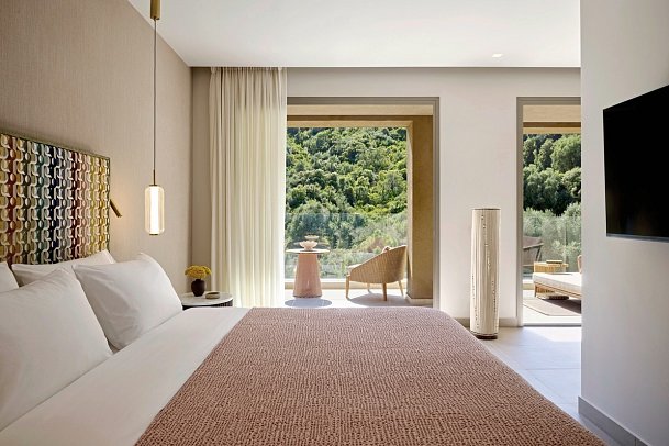 Avali, Mar-Bella Collection - Wohnbeispiel Rooftop Deluxe Double Room Mountain View (Zimmercodierung DDB)