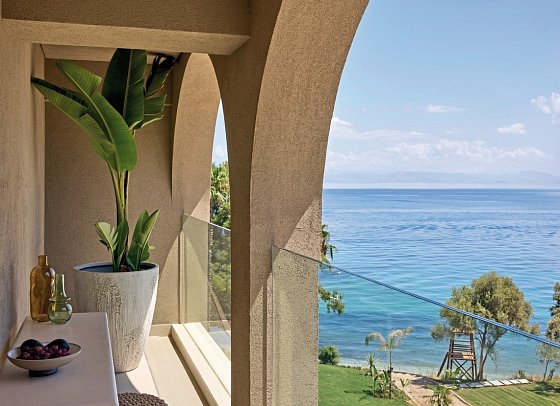 Avali, Mar-Bella Collection - Wohnbeispiel Deluxe Double Room Sea View (Zimmercodierung DDM)