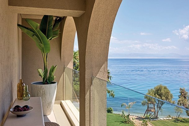 Avali, Mar-Bella Collection - Wohnbeispiel Deluxe Double Room Sea View (Zimmercodierung DDM)