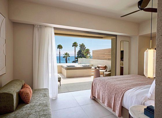 Avali, Mar-Bella Collection - Wohnbeispiel Deluxe Double Room Private Pool Front Sea View (Zimmercodierung DDR)