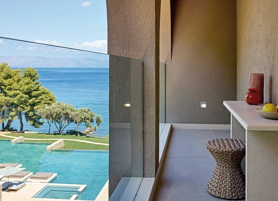Avali, Mar-Bella Collection - Wohnbeispiel Junior Suite Grand Balcony Side Sea View (Zimmercodierung JBN)