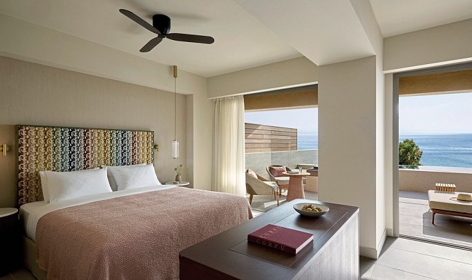 Avali, Mar-Bella Collection - Wohnbeispiel Panorama Junior Suite Private Pool Sea View (Zimmercodierung J1R)