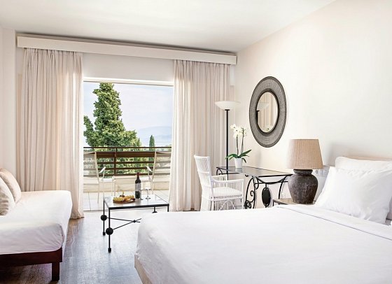 Grecotel Daphnila Bay - Wohnbeispiel Double Room Superior Sea View Private Balcony (Zimmercodierung DSM)