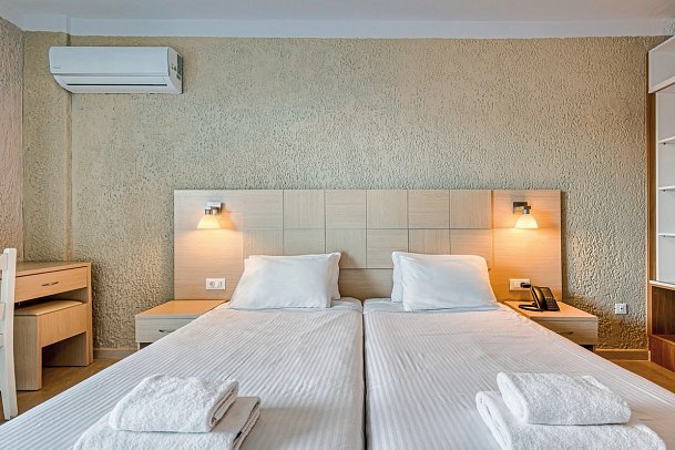 Alkionis - Wohnbeispiel Doppelzimmer Gartenblick (Zimmercodierung DBG)