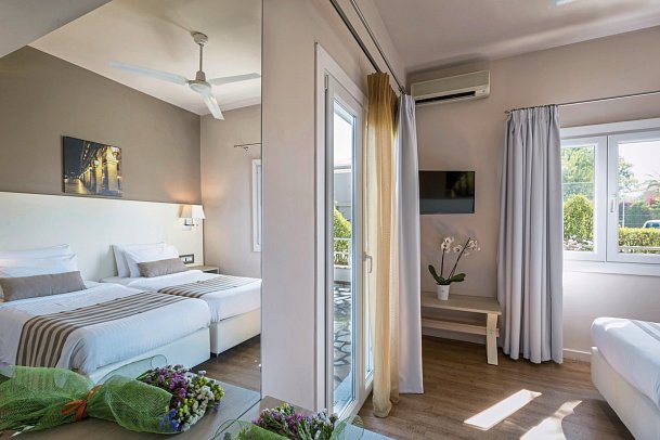 Acharavi Beach - Wohnbeispiel Appartement 2 Schlafzimmer Executive (Zimmercodierung OT1)