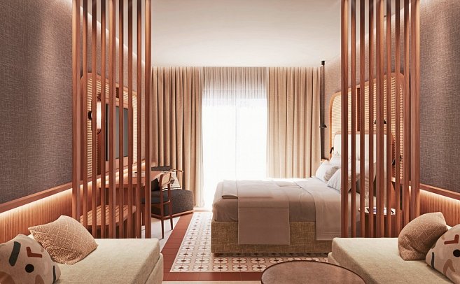 Sentido Apollo Palace - Wohnbeispiel Juniorsuite Deluxe Privatpool (Zimmercodierung JDR)