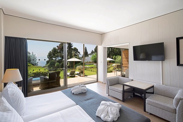 Corfu Holiday Palace - Wohnbeispiel Suite Meerblick (Zimmercodierung WBM)