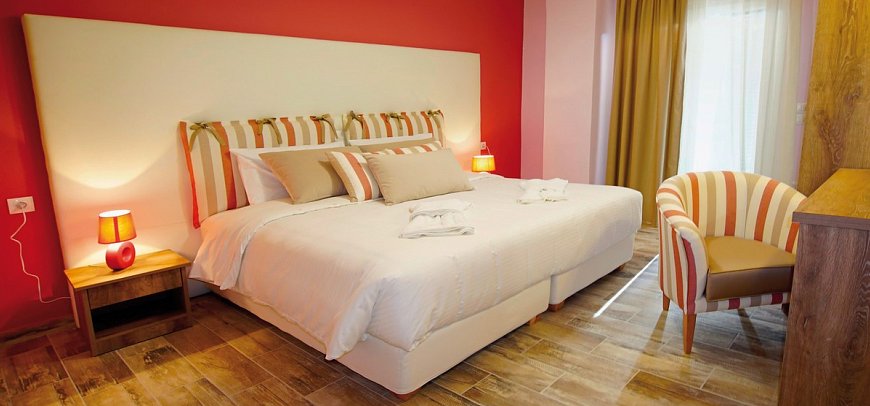 Villa & Apartments Sissy - Wohnbeispiel Studio Meerblick (Zimmercodierung S1M)