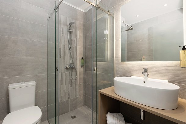 Paradise Hotel Corfu - Wohnbeispiel Doppelzimmer Superior Meerblick (Zimmercodierung DSM)