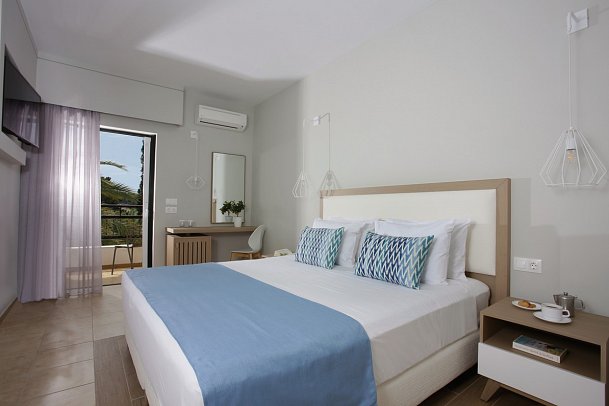 Paradise Hotel Corfu - Wohnbeispiel Doppelzimmer Superior Gartenblick (Zimmercodierung DSG)