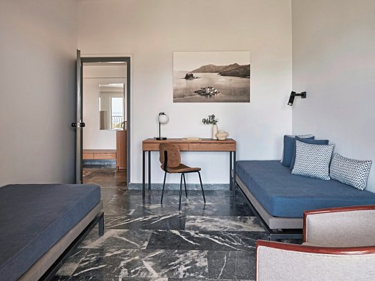 Aeolos Beach Resort - Wohnbeispiel Familienzimmer Meerblick (Zimmercodierung FBM)