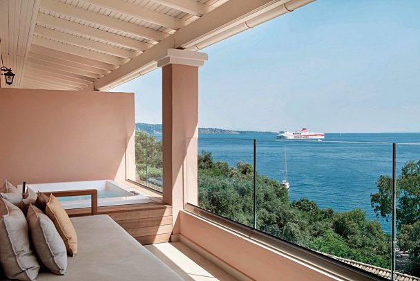 San Antonio Corfu Resort - Wohnbeispiel Wow Suite Meerblick (Zimmercodierung W9M)