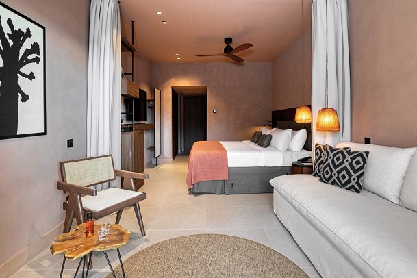 Domes of Corfu, Autograph Collection - Wohnbeispiel Juniorsuite seitl. Meerblick Horizon (Zimmercodierung JBN)