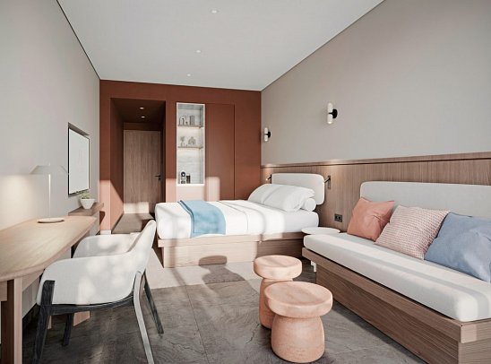 Valmar Corfu by Louis Hotels - Wohnbeispiel Dreibettzimmer (Zimmercodierung TB1)