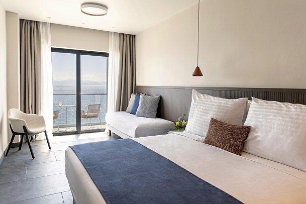 Valmar Corfu by Louis Hotels - Wohnbeispiel Dreibettzimmer Meerblick (Zimmercodierung TBM)