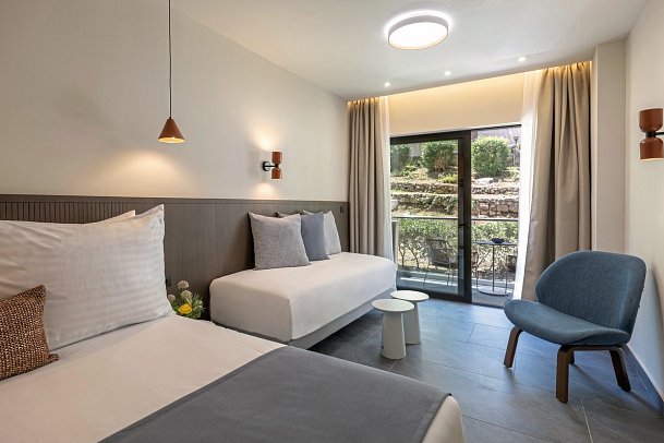 Valmar Corfu by Louis Hotels - Wohnbeispiel Dreibettzimmer Meerblick (Zimmercodierung TBM)