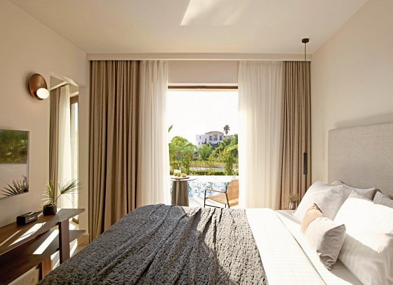 Asterion Suites & Spa - Designed for adults by Louis Hotels - Wohnbeispiel Suite Swim-up (Zimmercodierung W1Q)
